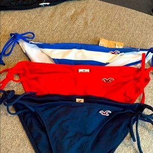 Hollister swim bottoms - set of 3